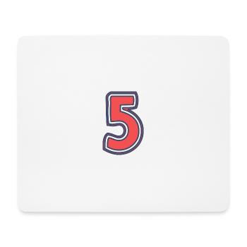 5. 5 YEARS. 5th ANNIVERSARY. 5 YEAR ANNIVERSARY - Mouse Pad (horizontal) - white - Front