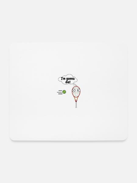 Tennis Tennis Tennis Players - Mouse Pad (horizontal) - white