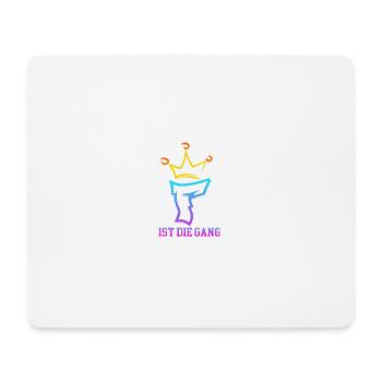 Floriankiller007 Unterschrift - Mousepad (Querformat) - Weiß - Vorne
