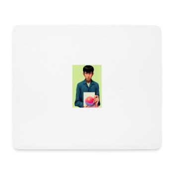 Bubble Gum Art Image - Selfie Artwork on LSD - Mouse Pad (horizontal) - white - Front