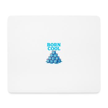 Bloc de glace Pyramide Bleu - Tapis de souris (format paysage) - blanc - Devant