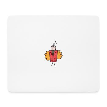 Schobbti Rot - Mousepad (Querformat) - Weiß - Vorne