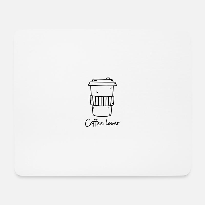Coffee Lover - Mouse Pad (horizontal) - white