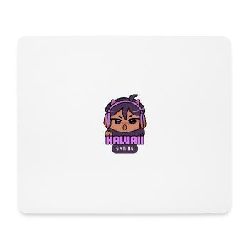 Kawaii - Tapis de souris (format paysage) - blanc - Devant