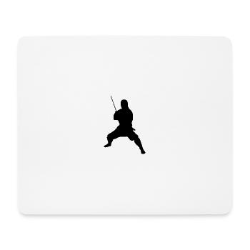 Ninja - Mousepad (Querformat) - Weiß - Vorne