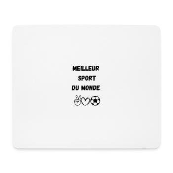 Best sport - Tapis de souris (format paysage) - blanc - Devant