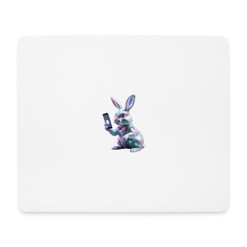 Bunny Pro - Mousepad (Querformat) - Weiß - Vorne