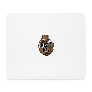 Muscle Man - L’Homme Du Muscle ! Je ne l’ai pas fait. - Tapis de souris (format paysage) - blanc - Devant