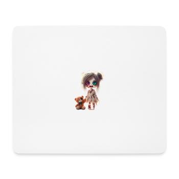 Zombigirl - Mousepad (Querformat) - Weiß - Vorne
