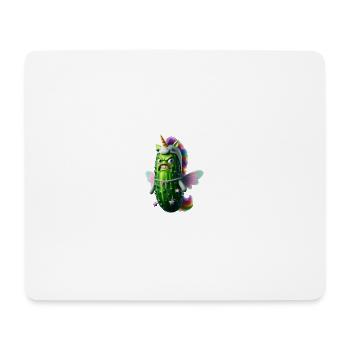 Angry Gurkicorn - Mousepad (Querformat) - Weiß - Vorne