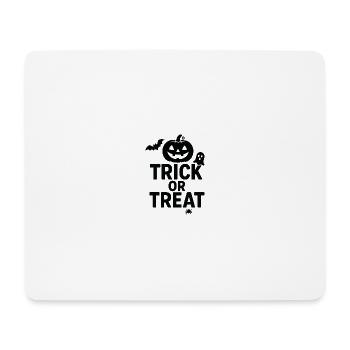 Halloween-Trick or Treat  - Mousepad (Querformat) - Weiß - Vorne