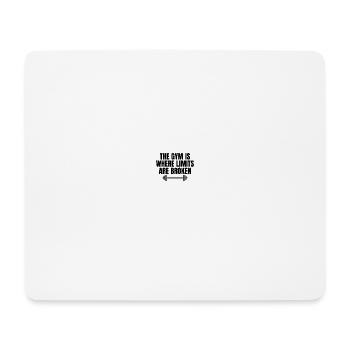 Gymnase - Tapis de souris (format paysage) - blanc - Devant