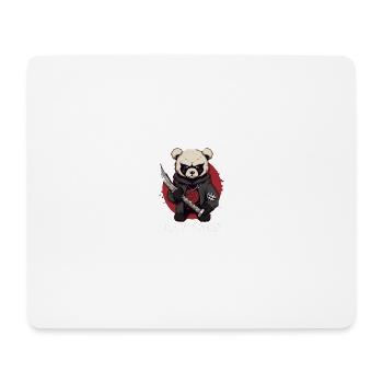 Ninja Panda - Mousepad (Querformat) - Weiß - Vorne