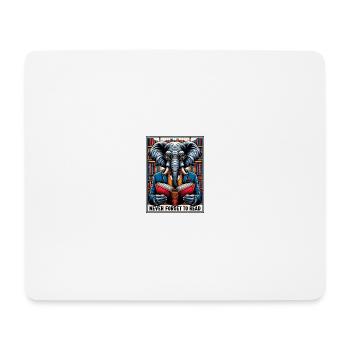 Do not Forget to Read - Mouse Pad (horizontal) - white - Front