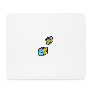 Dados Ojolagrimas - Mousepad (Querformat) - Weiß - Vorne