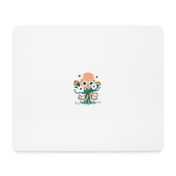 Tentacules affectueux 3 - Tapis de souris (format paysage) - blanc - Devant
