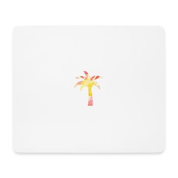 Watercolor Palm Tree Summer - Mouse Pad (horizontal) - white - Front