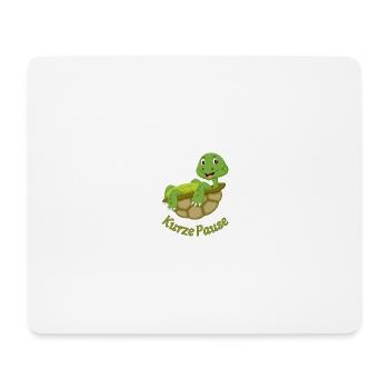 Cute Turtles Cartoon Print Break - Mouse Pad (horizontal) - white - Front