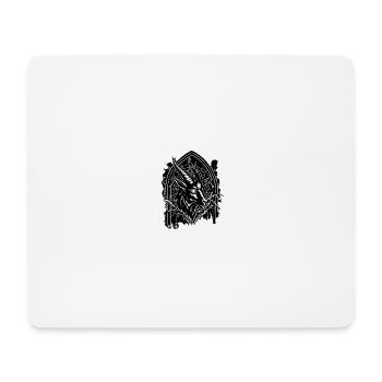 Okkulte Baphomet und Esoterische Siegel – Dunkler Goth - Mousepad (Querformat) - Weiß - Vorne