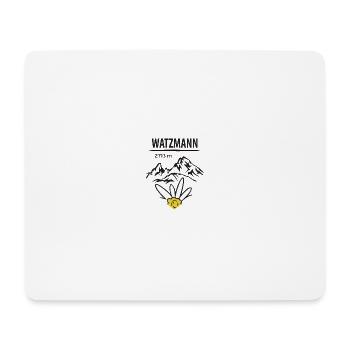 Watzmann Berg 2713 - Mousepad (Querformat) - Weiß - Vorne