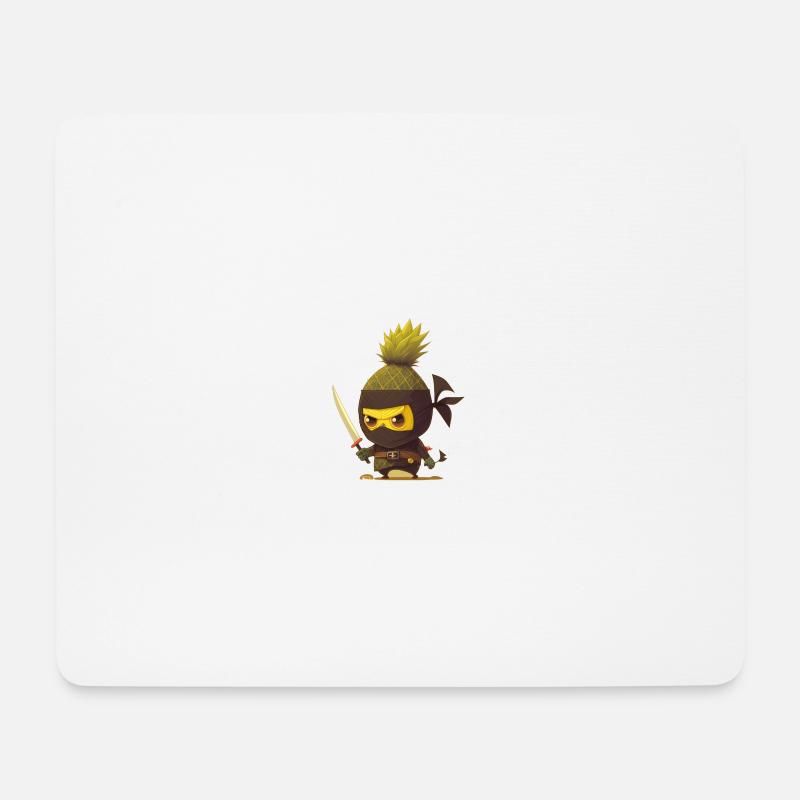 Ninjananas - Mousepad (Querformat) - Weiß