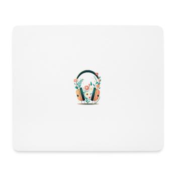 The new Flower Headset 1 - Mouse Pad (horizontal) - white - Front