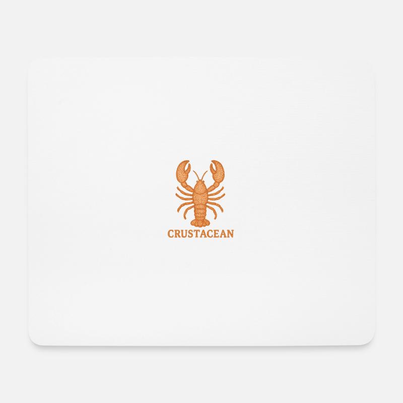 Lobster - Mousepad (Querformat) - Weiß