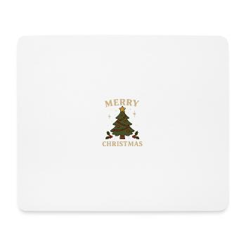 Merry Christmas - Mousepad (Querformat) - Weiß - Vorne