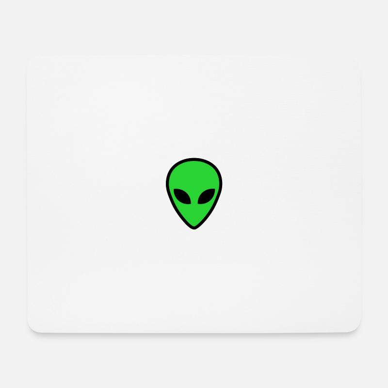 fremdes Gesicht 4 - Mousepad (Querformat) - Weiß