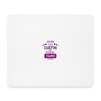 Stolze Chefin eines fantastischen Teams - Mousepad (Querformat) - Weiß - Vorne