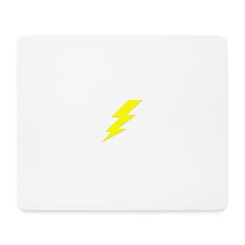 lightning - Mouse Pad (horizontal) - white - Front