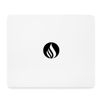Flame - Mouse Pad (horizontal) - white - Front