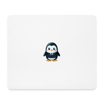 Pinguin - Mousepad (Querformat) - Weiß - Vorne