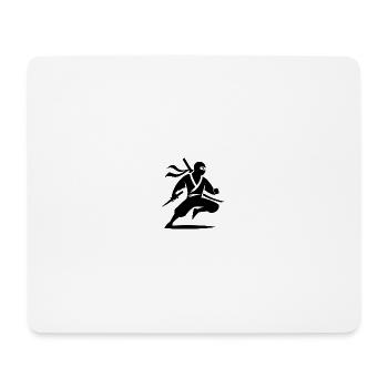 Ninja - Mousepad (Querformat) - Weiß - Vorne
