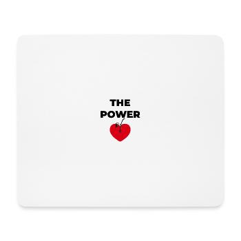 Die Kraft der Liebe - Mousepad (Querformat) - Weiß - Vorne