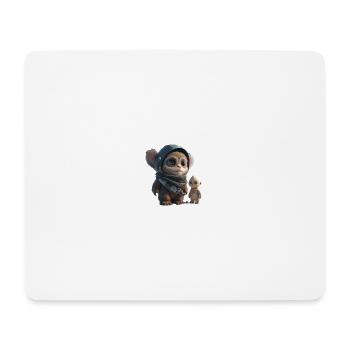 Chinchilla - Mousepad (Querformat) - Weiß - Vorne