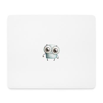 Putziges Monster Aquarell - Mousepad (Querformat) - Weiß - Vorne