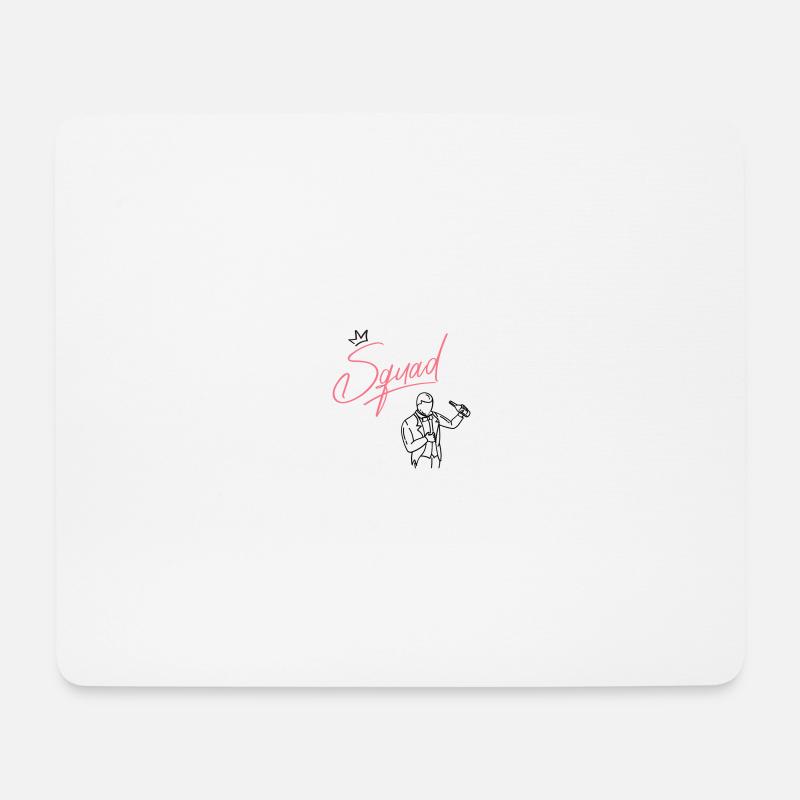Squad - Mousepad (Querformat) - Weiß