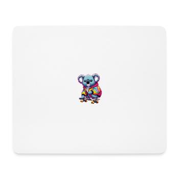 Stylized illustration of a cute koala - Mouse Pad (horizontal) - white - Front