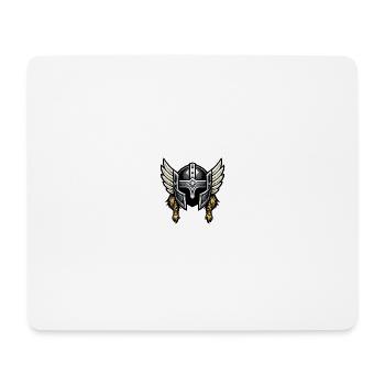 Valkyrie Helm mit Flügeln - Mousepad (Querformat) - Weiß - Vorne