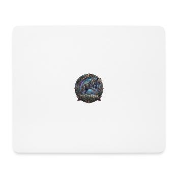 Cyber-Wildnis Panther - Mousepad (Querformat) - Weiß - Vorne
