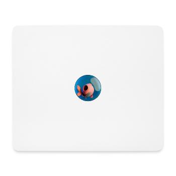 Seltsame Form in einem Aquarium - Mousepad (Querformat) - Weiß - Vorne