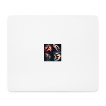 star basketball - Mousepad (Querformat) - Weiß - Vorne