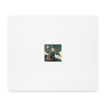 Too Much Perspective........Amelia - Mouse Pad (horizontal) - white - Front