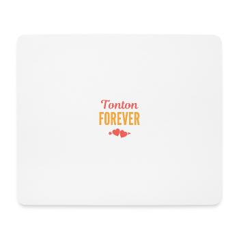 Tonton Forever - Tapis de souris (format paysage) - blanc - Devant