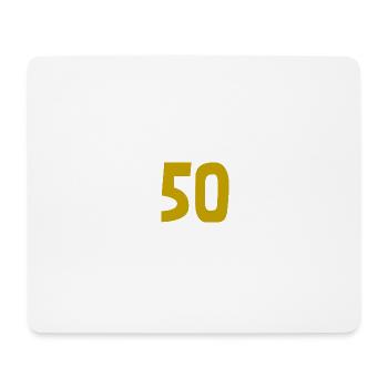 50. 50 YEARS. 50th ANNIVERSARY. 50TH ANNIVERSARY. - Mouse Pad (horizontal) - white - Front