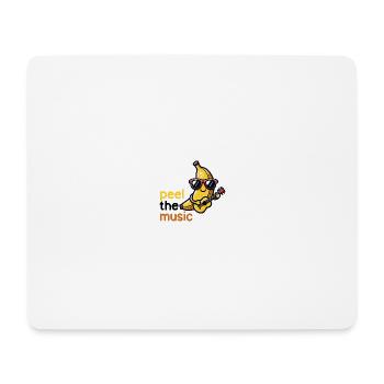 Peel the Groove: Kawaii Banana Guitarist - Mouse Pad (horizontal) - white - Front