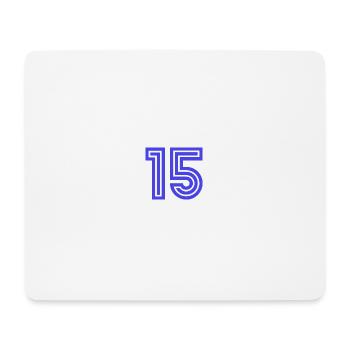 15. 15 YEARS. 15th ANNIVERSARY. 15 YEAR ANNIVERSARY. - Mouse Pad (horizontal) - white - Front
