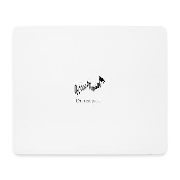 Dr. rer. pol. Börsenchart - Mousepad (Querformat) - Weiß - Vorne