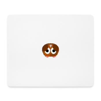 Cute guinea pig!! - Mouse Pad (horizontal) - white - Front